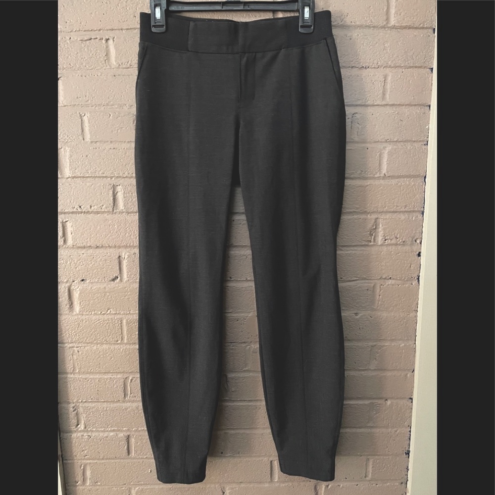 Athleta Gray dressy jogger style pants 4